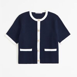 COPY - Abercrombie LuxeLoft Short Sleeve Cardigan